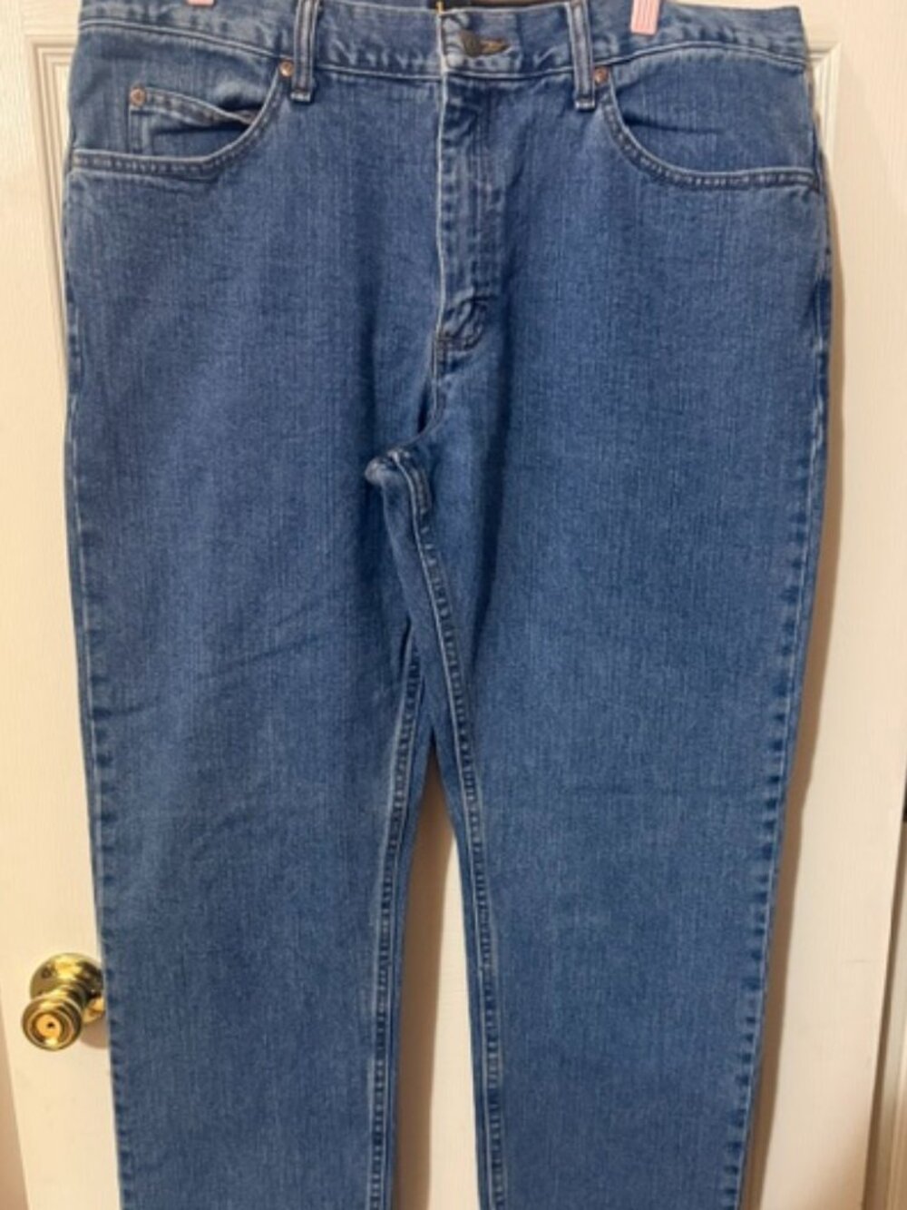 Lee Men’s Jeans 38x32 Medium Wash Straight Leg Classic Fit Denim SKU100